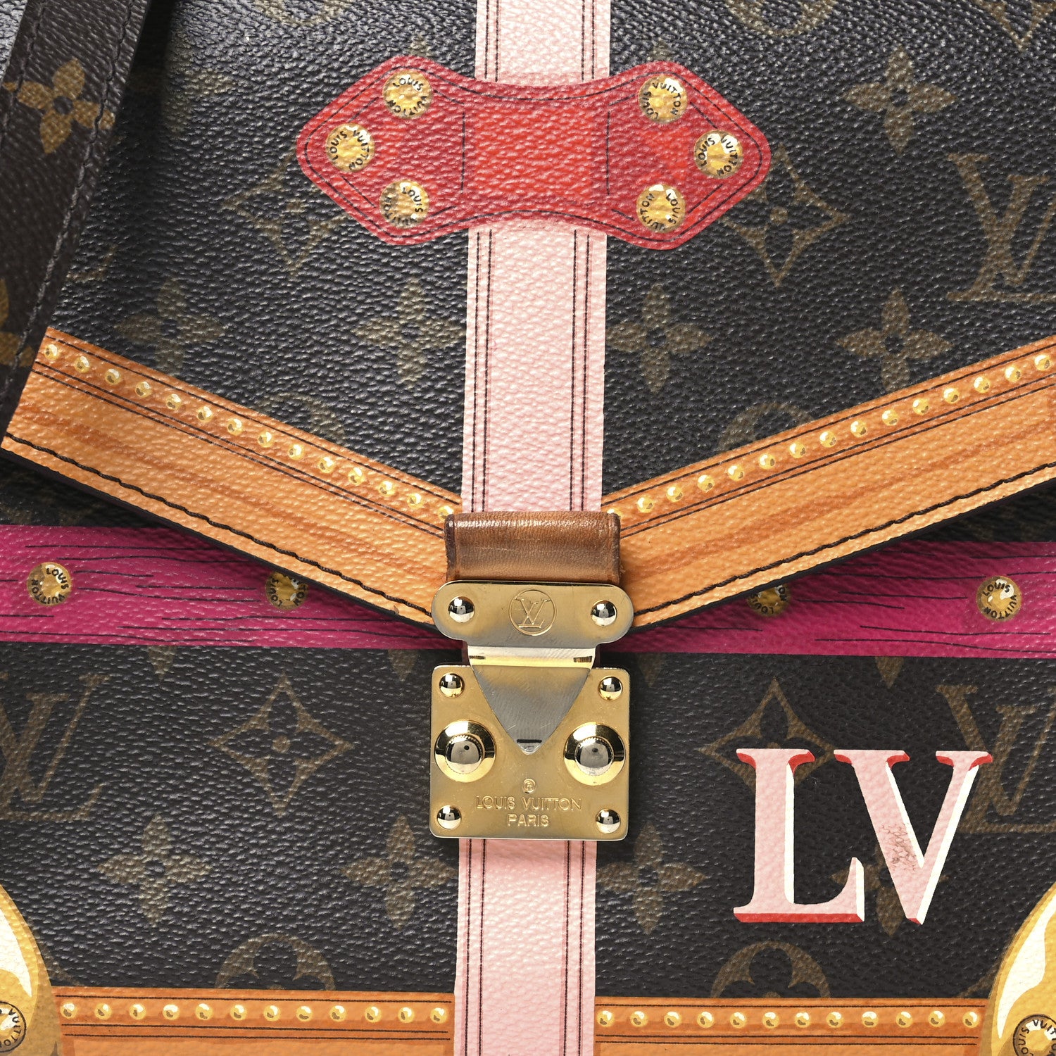 Louis Vuitton Monogram Summer Trunks Pochette Metis 8 of 14