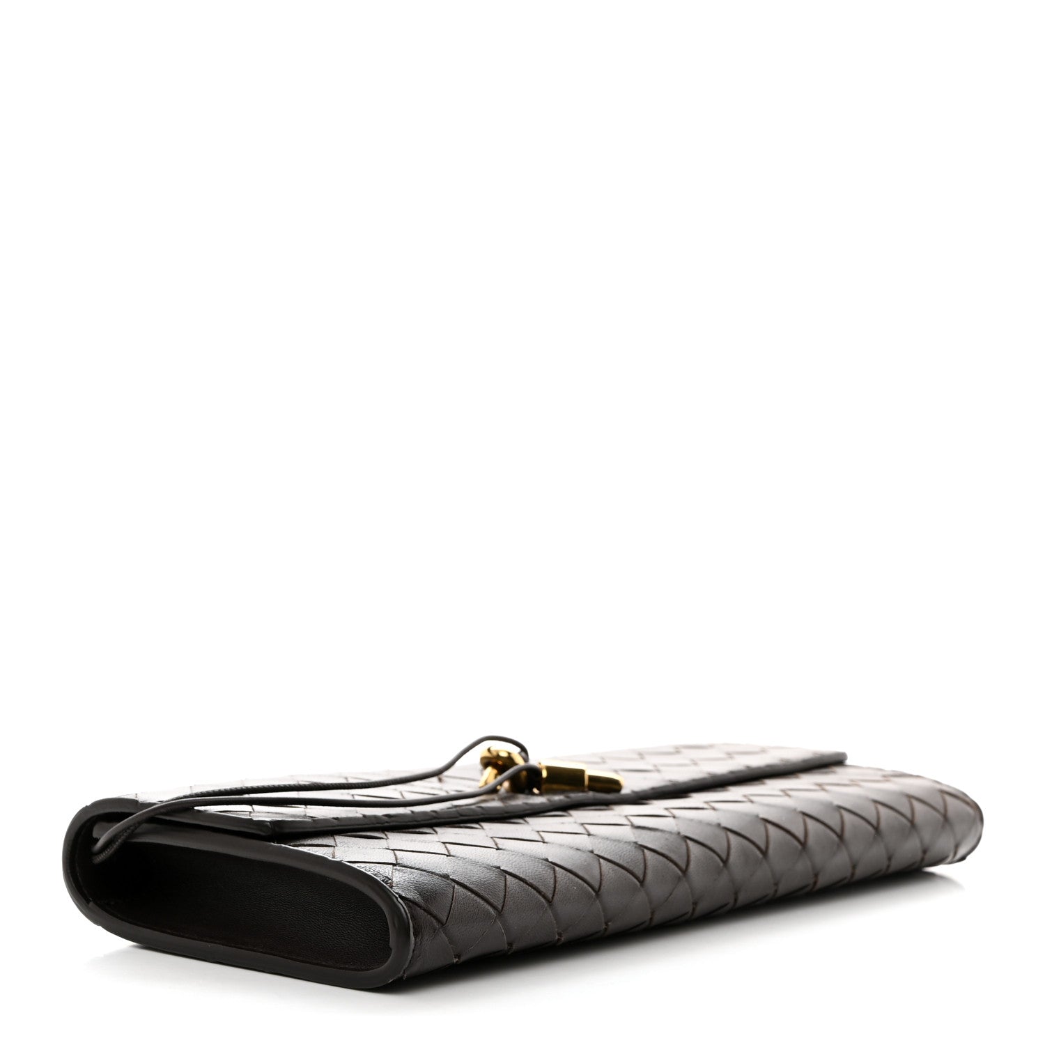 Bottega Veneta Nappa Intrecciato Long Andiamo Top Handle Clutch Fondant 4 of 7