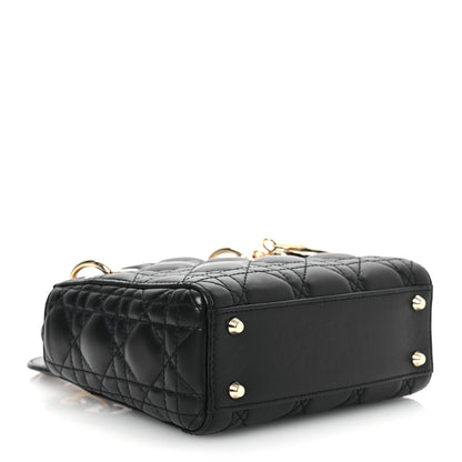 Christian Dior Lambskin Cannage Mini Lady Dior Black 5 of 11