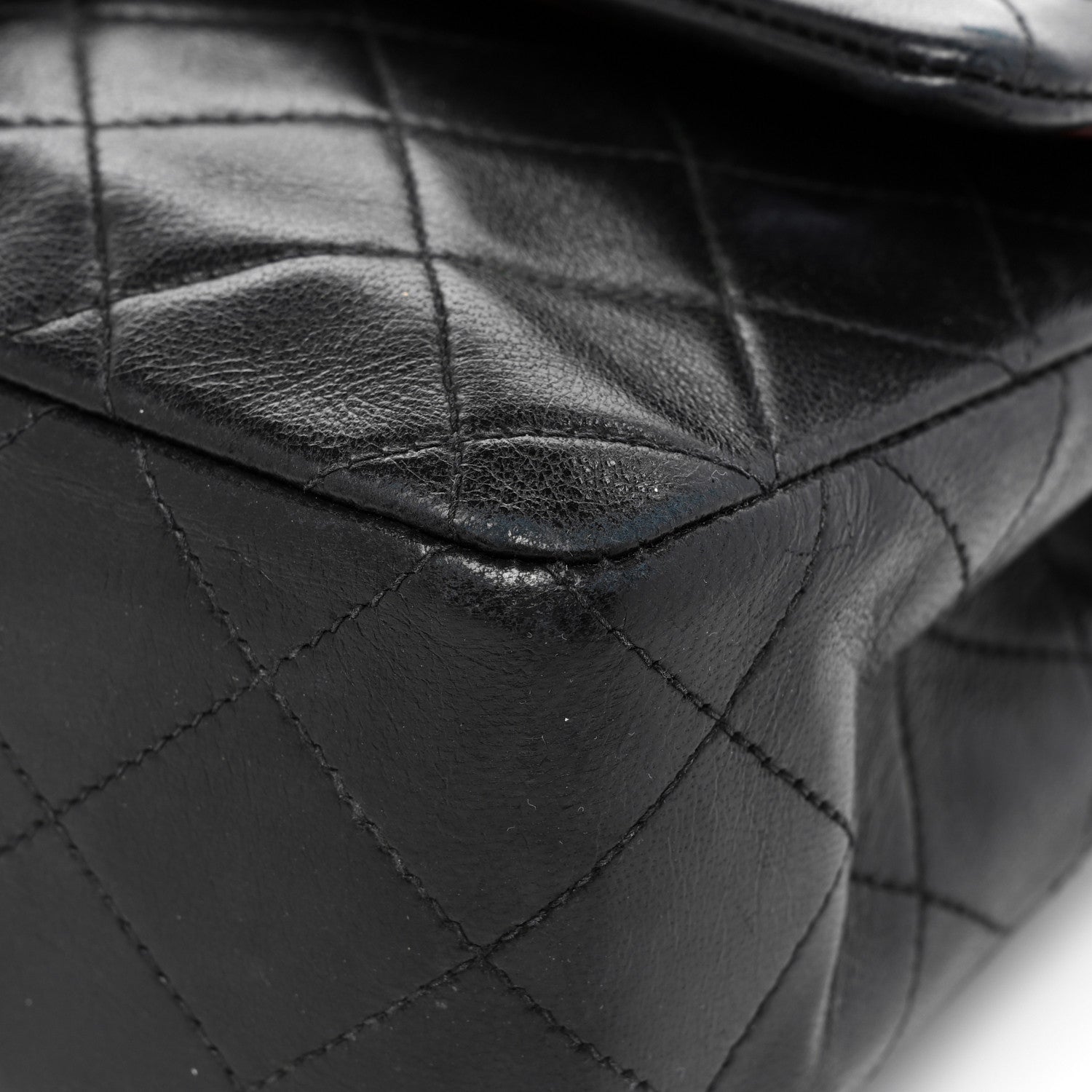 Chanel Lambskin Quilted Small Double Flap Black 11 of 13