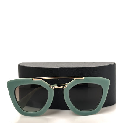 Prada Acetate Cinema Sunglasses SPR 09Q Green 7 of 7