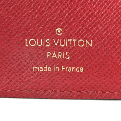 Louis Vuitton Damier Ebene Victorine Wallet Cherry 7 of 8