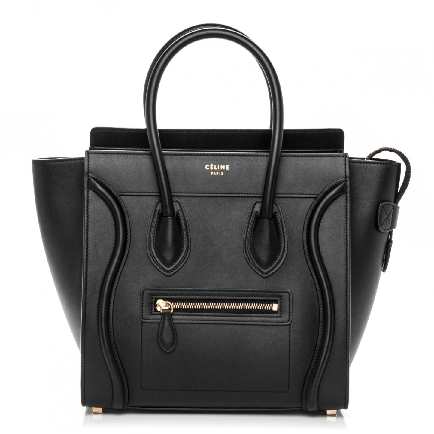 Smooth Calfskin Micro Luggage Black