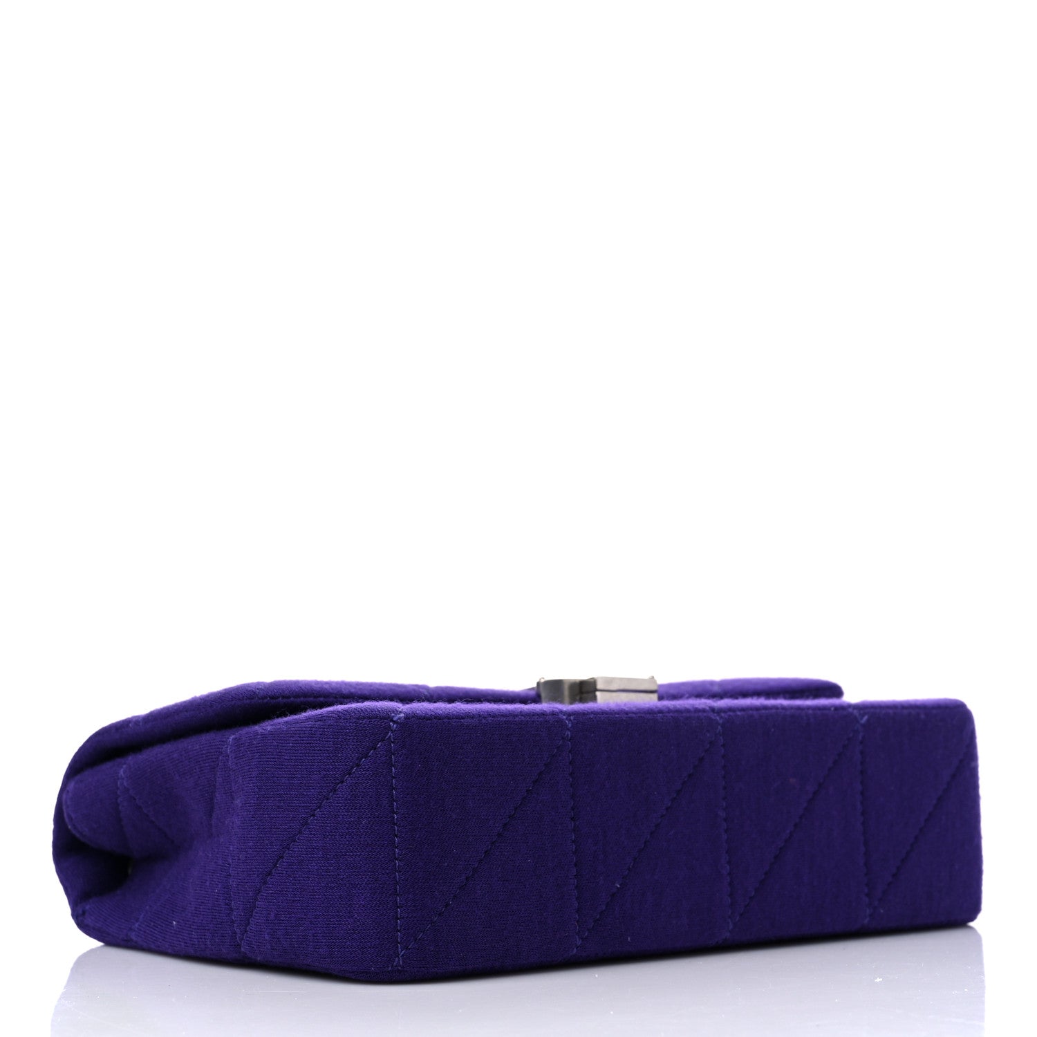 Saint Laurent Jersey Wool Patchwork Monogram Medium Jamie Baguette Purple 4 of 13