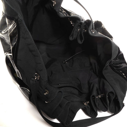 Chanel Vinyl Stretch Spirit Large Cabas Tote Black 5 of 7