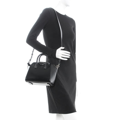 Givenchy Shiny Lord Calfskin Mini Antigona Black 3 of 15