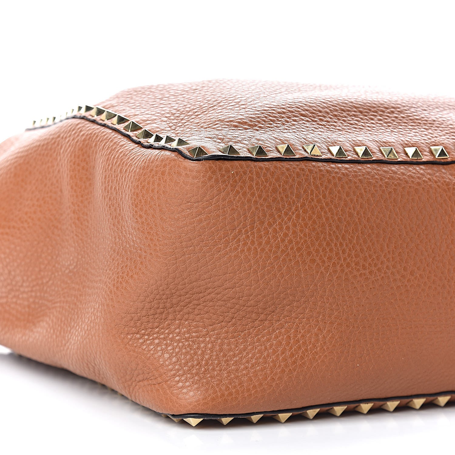 Valentino Garavani Pebbled Calfskin Medium Rockstud Reversible Tote Light Cuir Marine 9 of 15