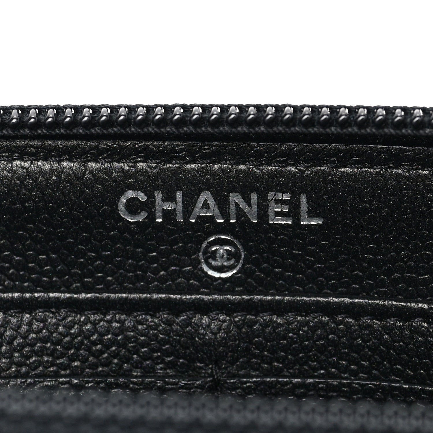Chanel Caviar Quilted Boy Zip Around Organizer Wallet So Black 6 of 7