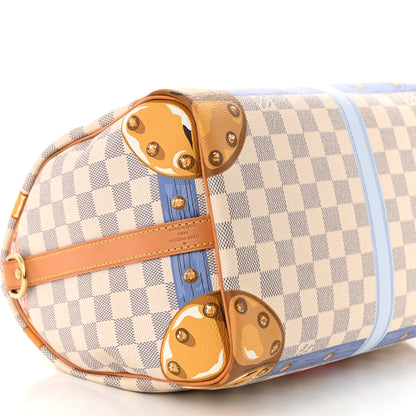 Louis Vuitton Damier Azur Summer Trunks Speedy Bandouliere 30 9 of 11