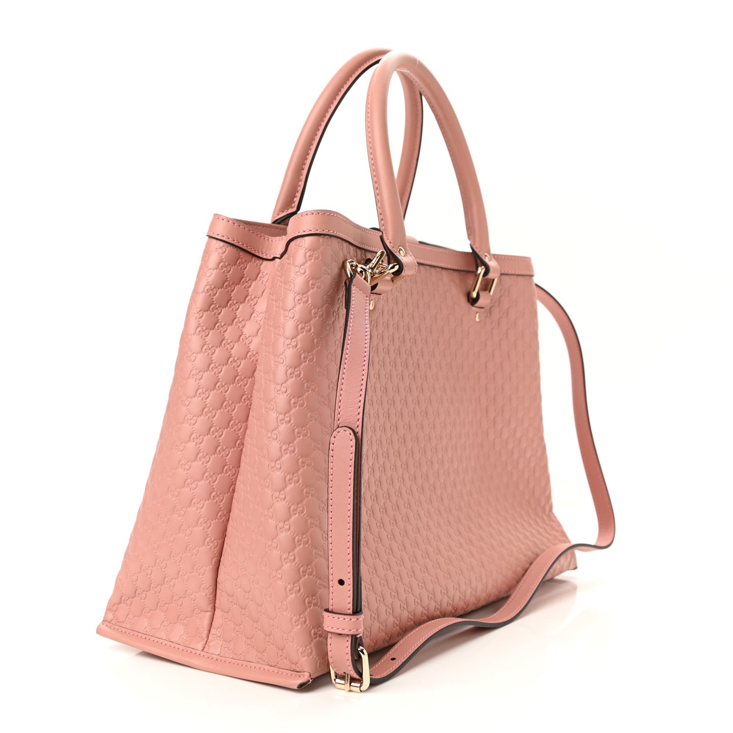 Soft Microguccissima Medium Tote Soft Pink