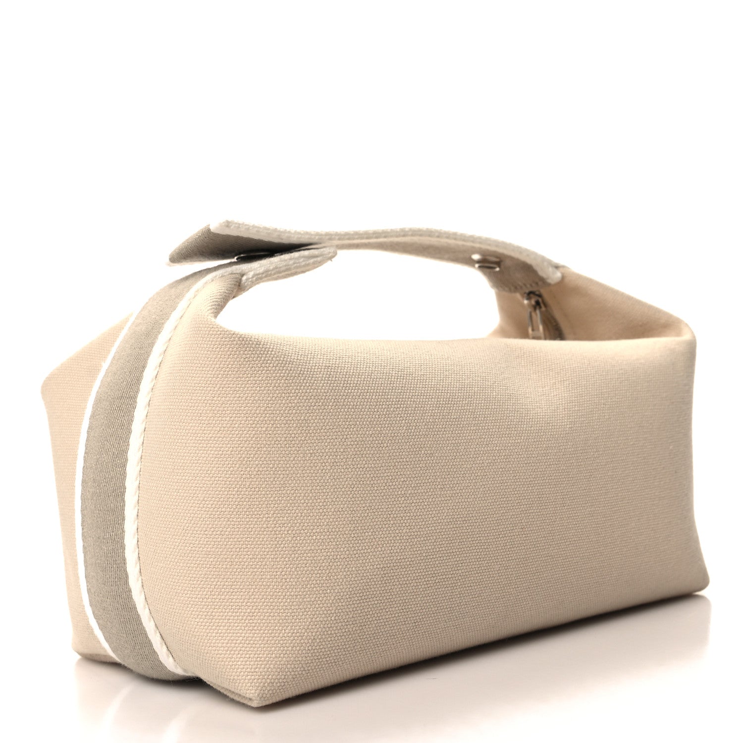 Hermes Canvas Small Bride-A-Brac Pouch Natural 3 of 6