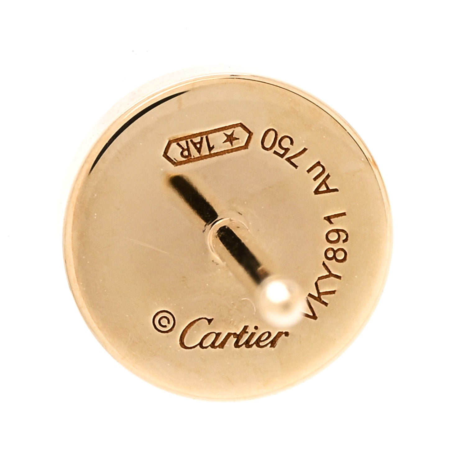 18K Yellow Gold LOVE Earrings