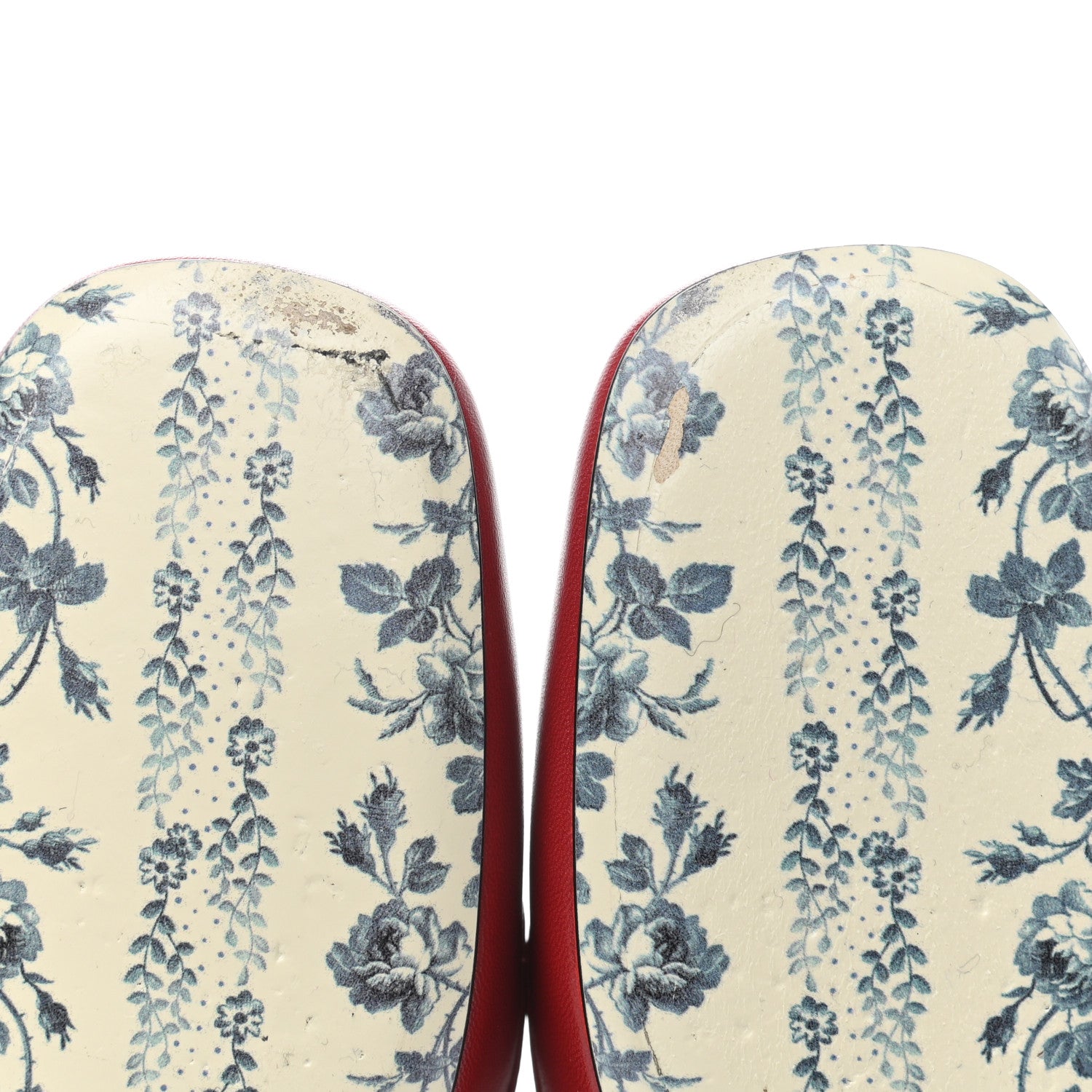 Gucci Malaga Kid GG Victoire 95mm Loafer Pumps 36 Hibiscus Red 6 of 11