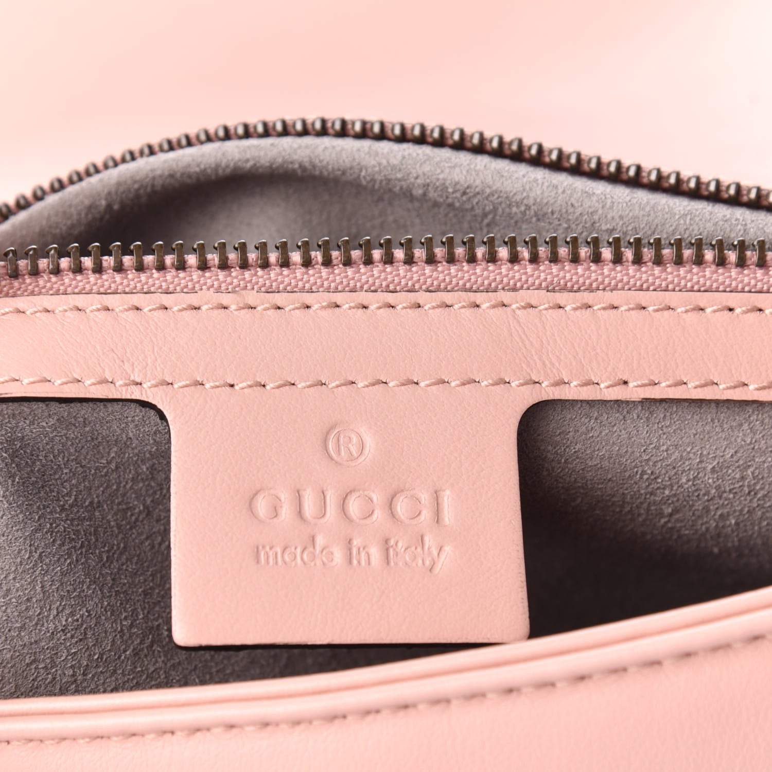 Gucci Calfskin Matelasse Small GG Marmont Shoulder Bag Perfect Pink 9 of 11