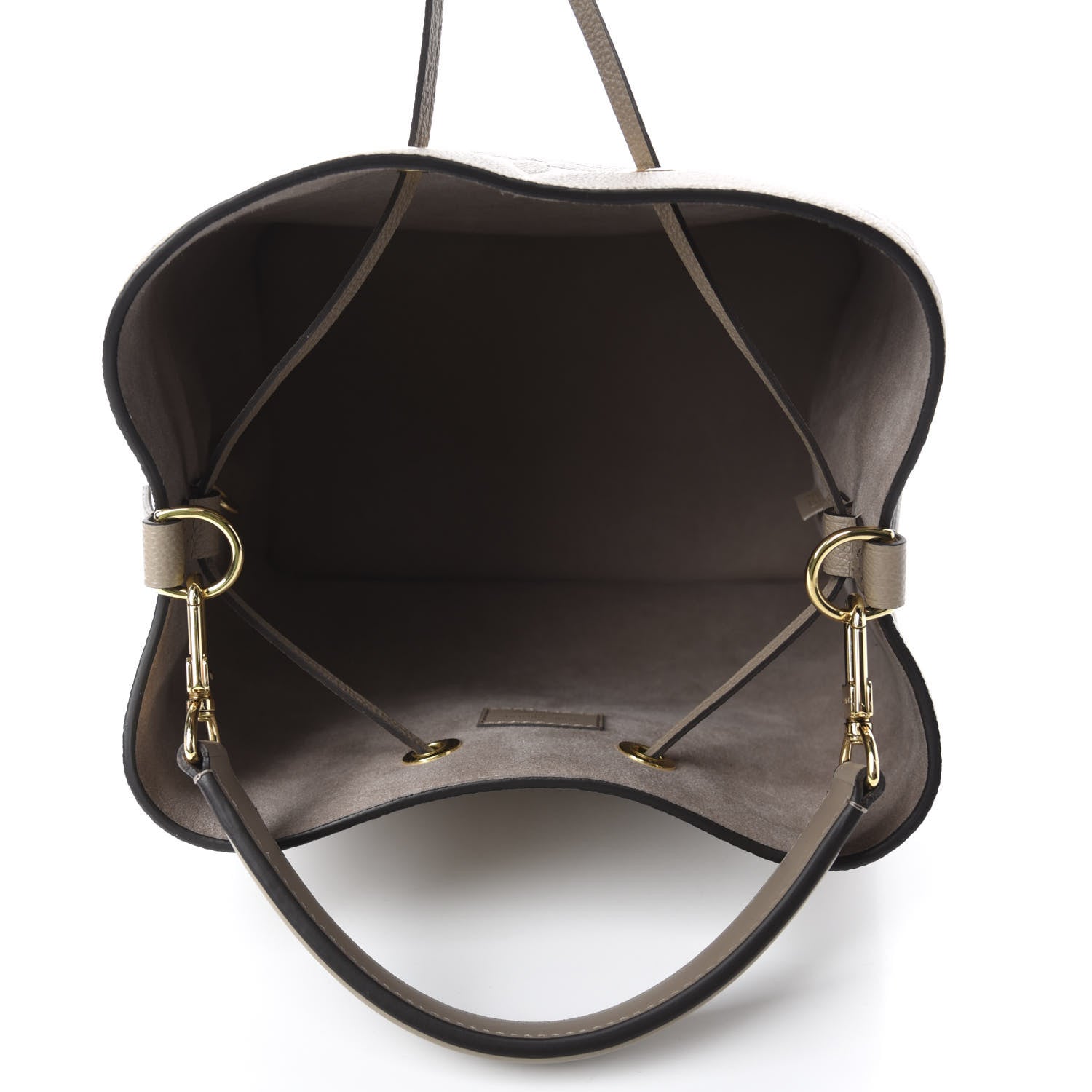 Louis Vuitton Empreinte Monogram Giant Neonoe MM Tourterelle Creme 7 of 12
