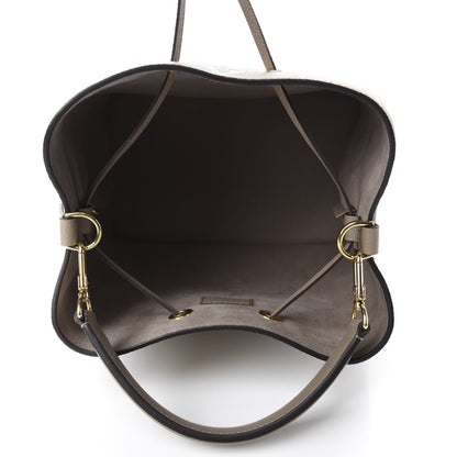 Louis Vuitton Empreinte Monogram Giant Neonoe MM Tourterelle Creme 7 of 12