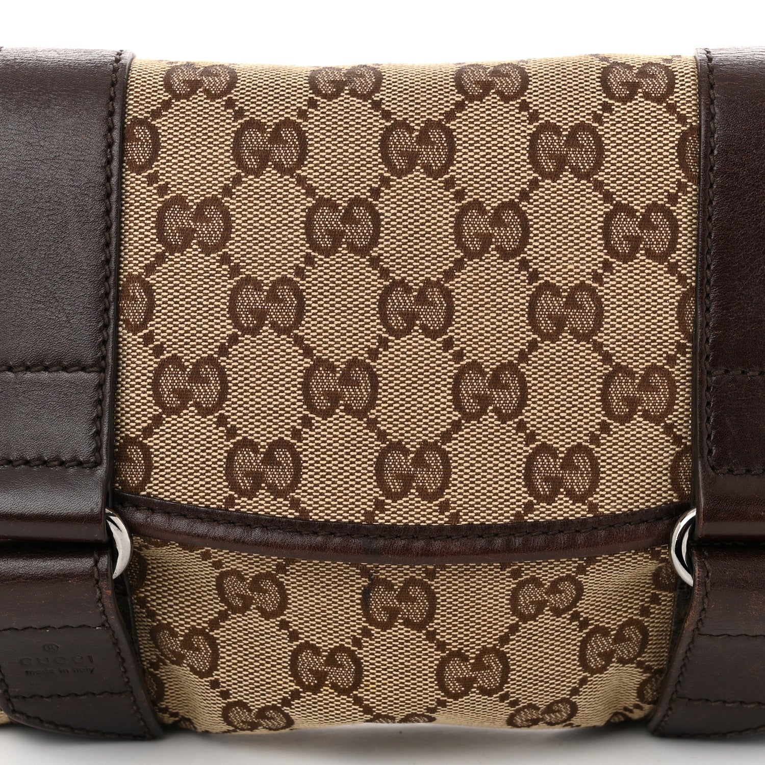 Gucci Monogram Waist Belt Bag Dark Brown 8 of 11