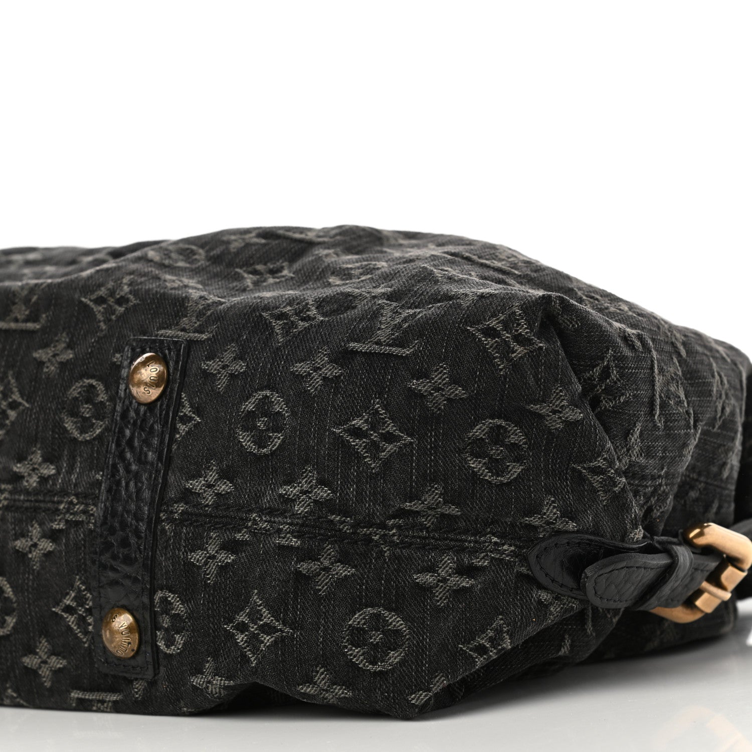 Louis Vuitton Denim Neo Cabby MM Black 10 of 10