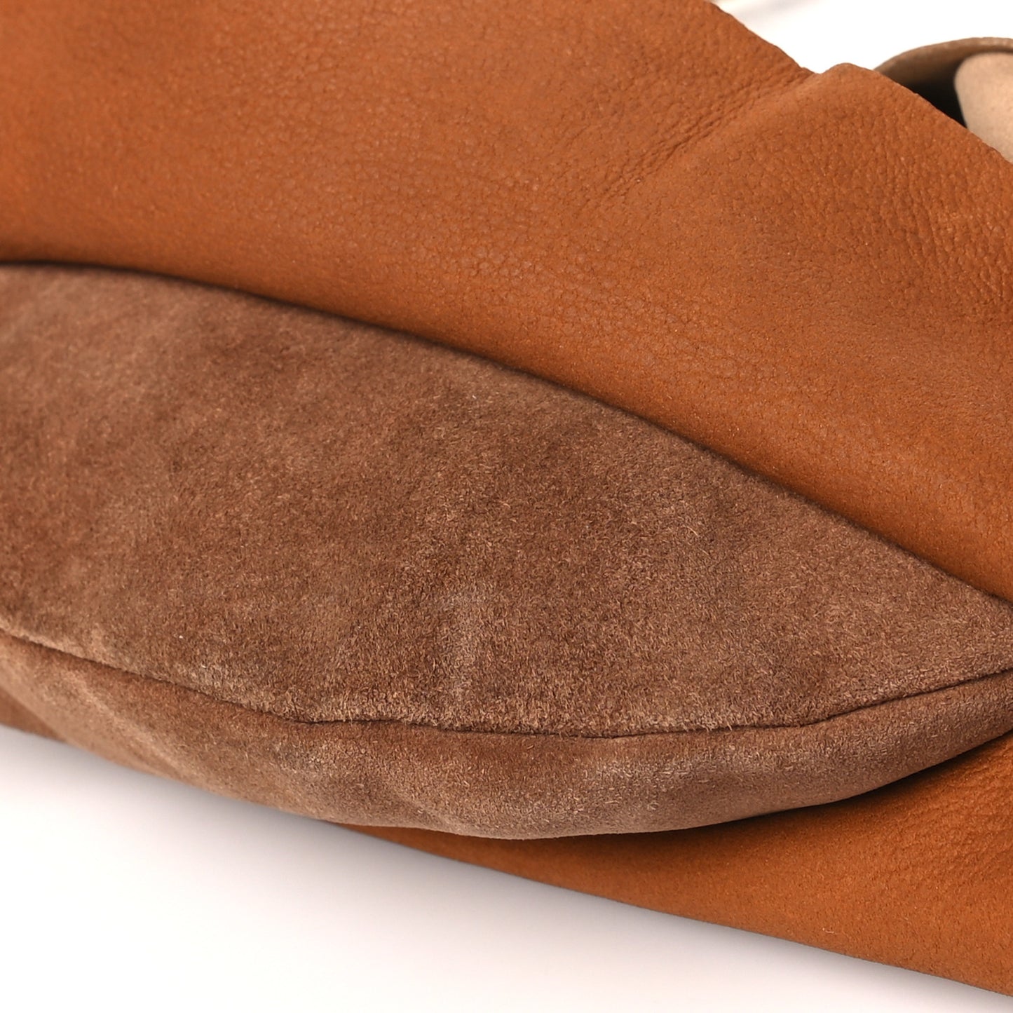 Calfskin Suede Saint Tropez Ruffle Bag