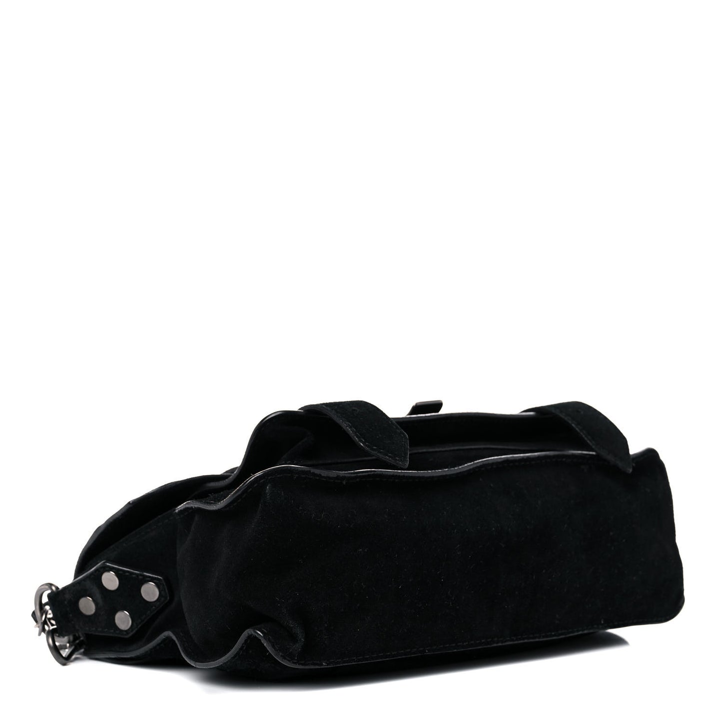 Suede Tiny PS1 Satchel Black