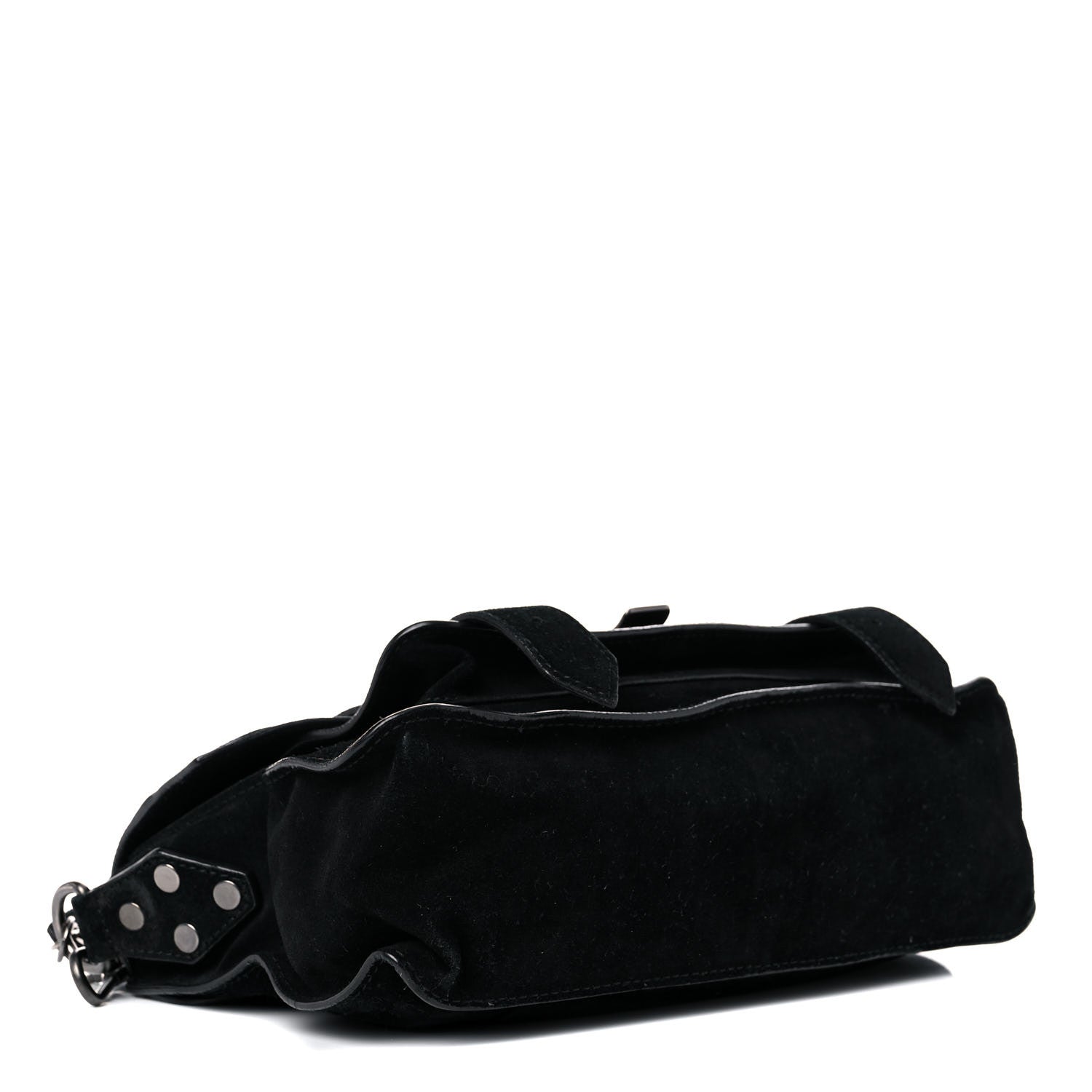 Proenza Schouler Suede Tiny PS1 Satchel Black 3 of 17