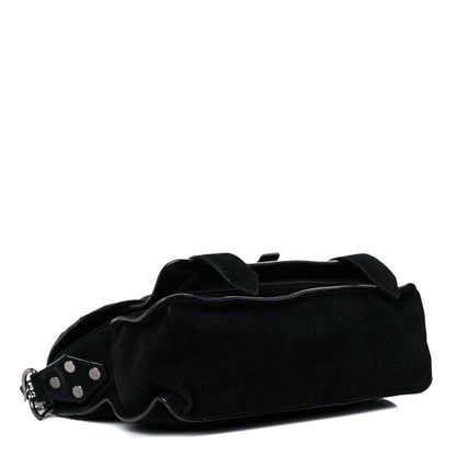 Proenza Schouler Suede Tiny PS1 Satchel Black 3 of 17