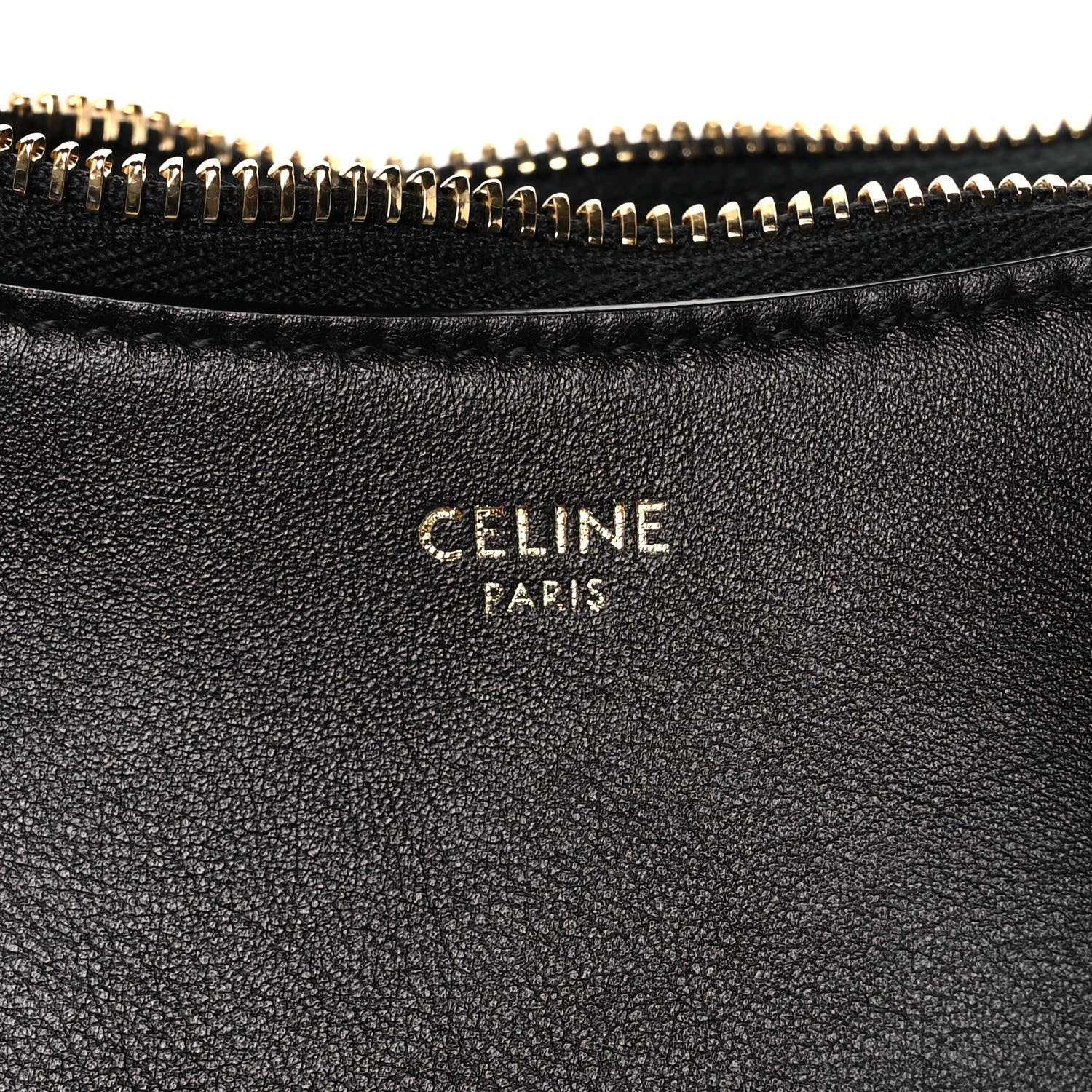Celine Smooth Calfskin Medium Strap Ava Shoulder Bag Black 5 of 9