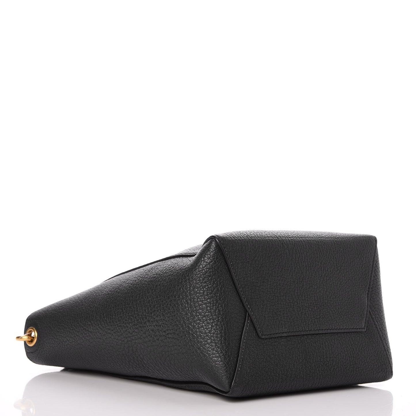 Goatskin Small Sangle Bucket Bag Navy Blue