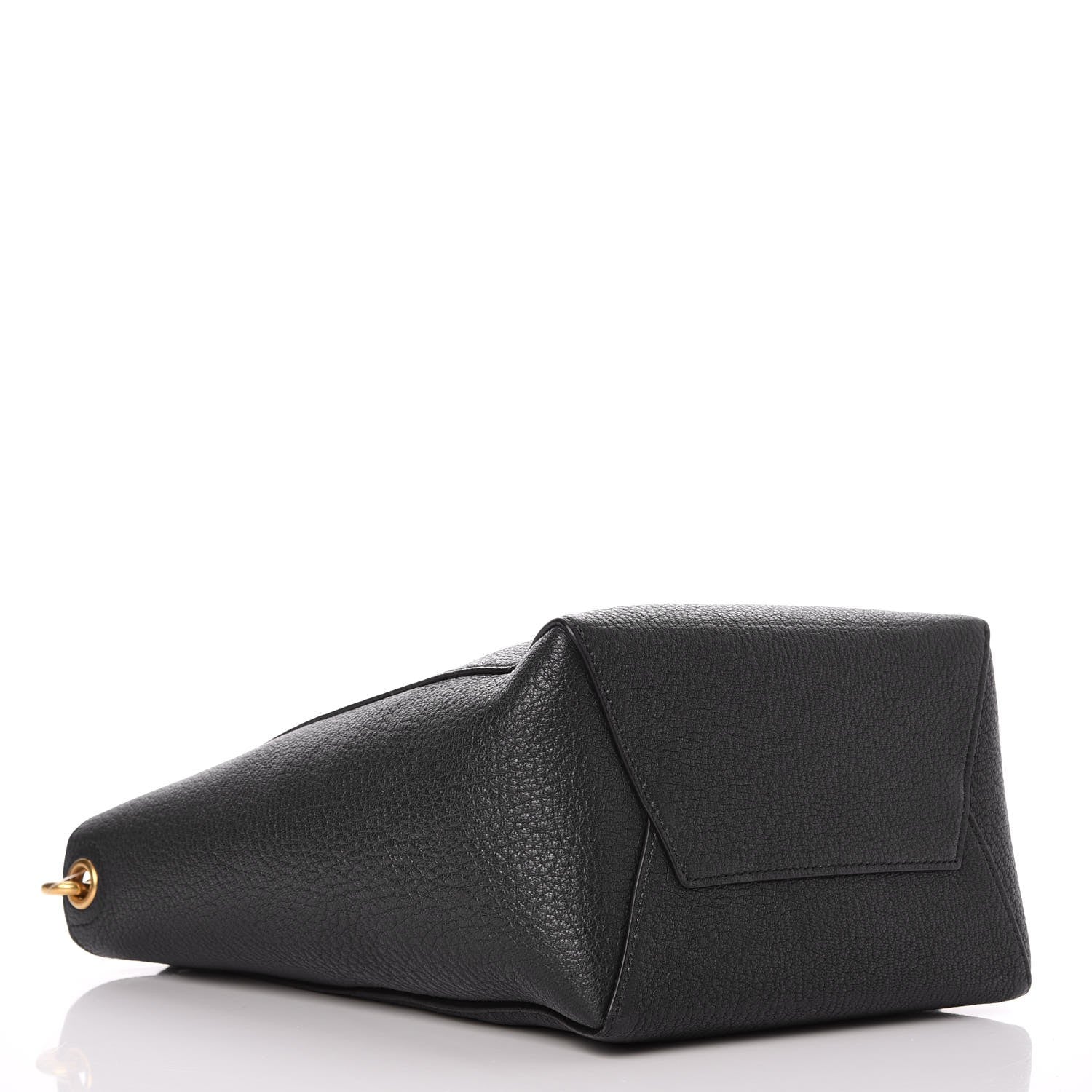 Celine Goatskin Small Sangle Bucket Bag Navy Blue 4 of 6