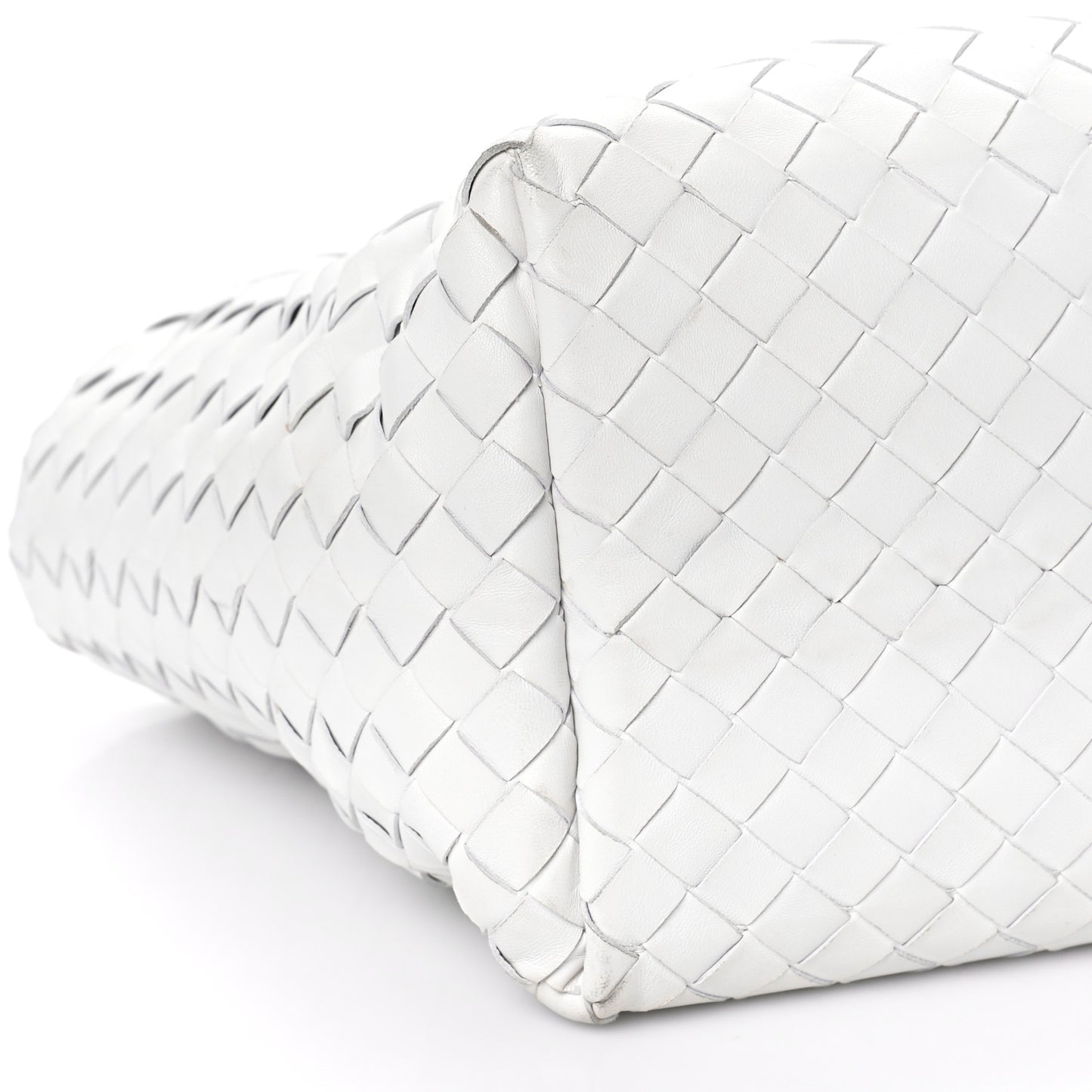 Nappa Intrecciato Tote Bag White