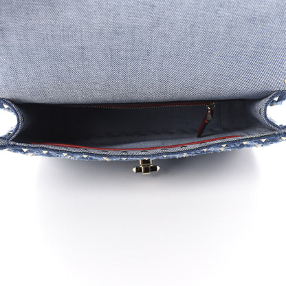 Valentino Garavani Denim Medium Rockstud Spike Shoulder Bag Denim 5 of 9