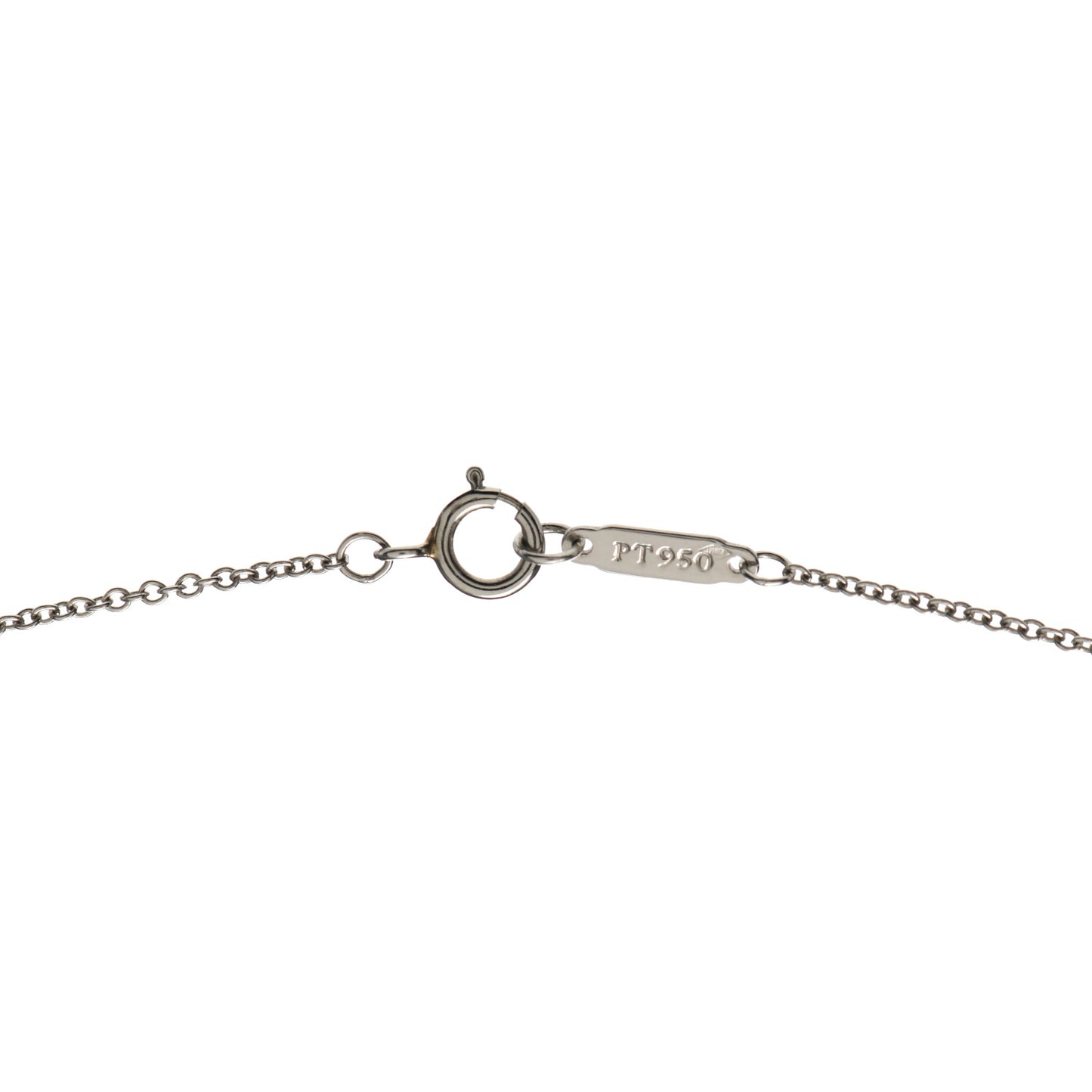 Platinum Diamond Mini Heart Pendant Necklace