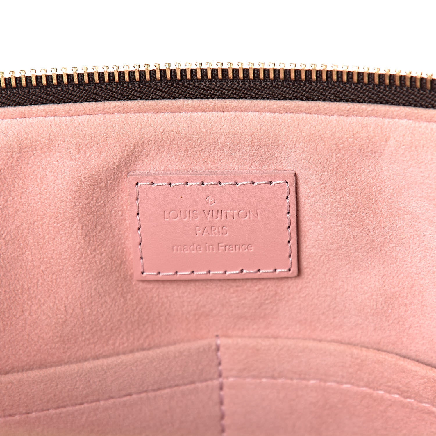 Louis Vuitton Damier Ebene Caissa Tote PM Rose Ballerine 6 of 10