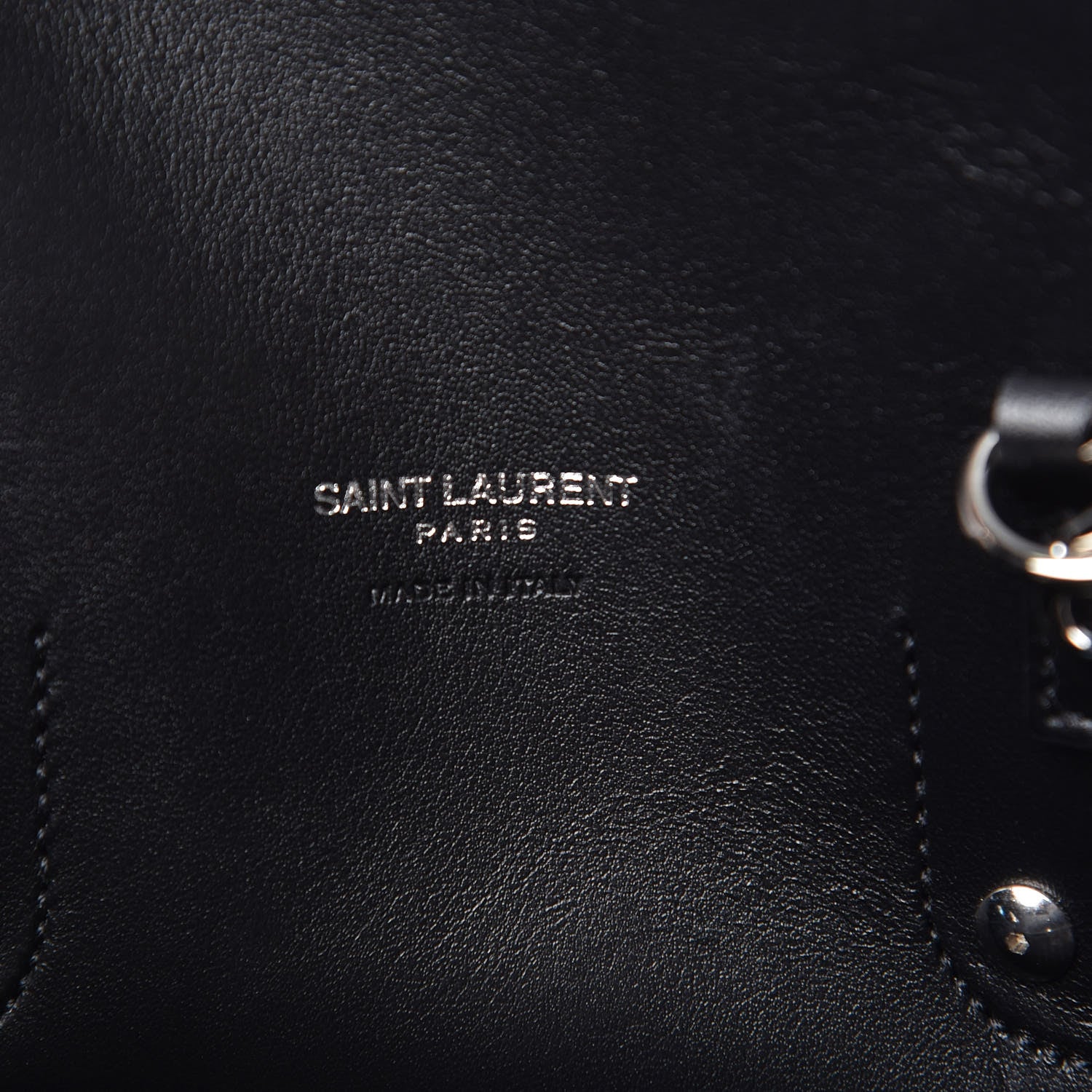 Saint Laurent Grained Calfskin Small Sac De Jour Black 7 of 10