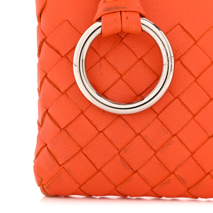 Bottega Veneta Nappa Intrecciato Key Case Orange 8 of 9