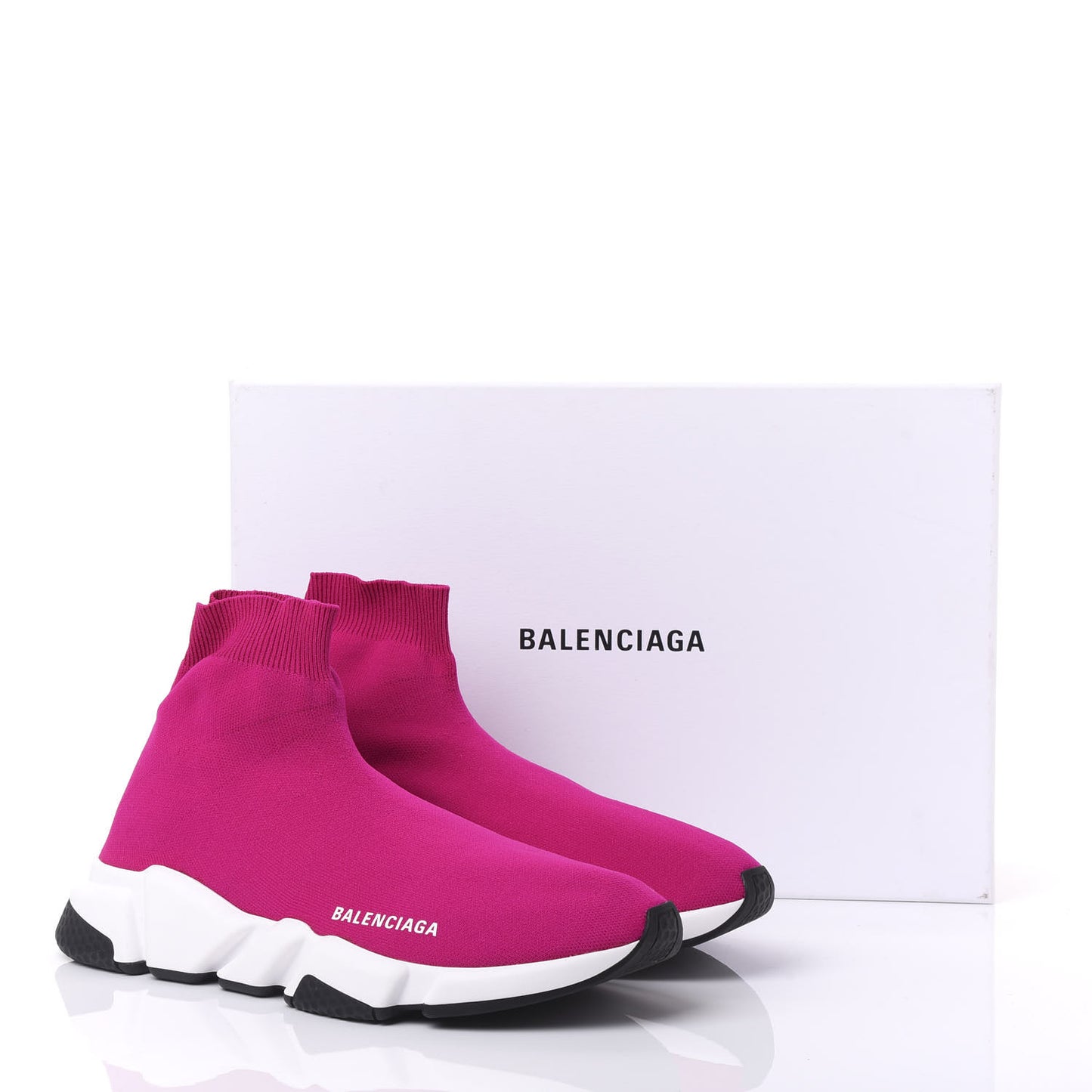 Neoprene Knit Womens Speed Sneakers 42 Rose Fuchsia
