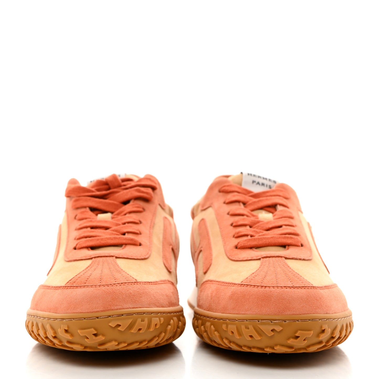Suede Goatskin Jet Sneakers 40 Beige Natura Orange Nacarat