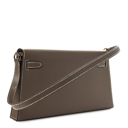 Hermes Madame Calfskin Kelly Elan Etoupe 3 of 12