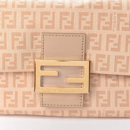 Fendi Zucchino Spalmati Vitello Mini Mama Baguette Vacchetta Camelia 10 of 11
