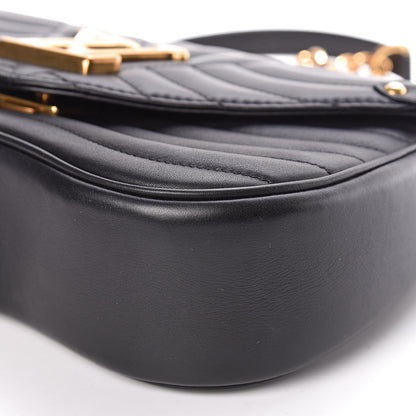 Louis Vuitton Calfskin New Wave Chain MM Black 9 of 13