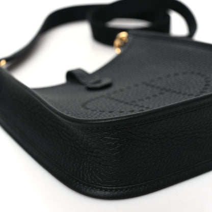 Hermes Taurillon Clemence Evelyne TPM Black 9 of 11