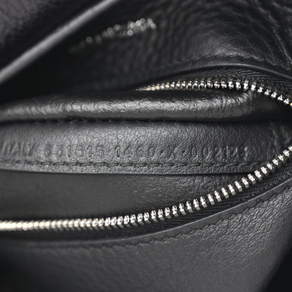 Balenciaga Metallic Goatskin Logo XXS Everyday Tote Argent Black 8 of 12