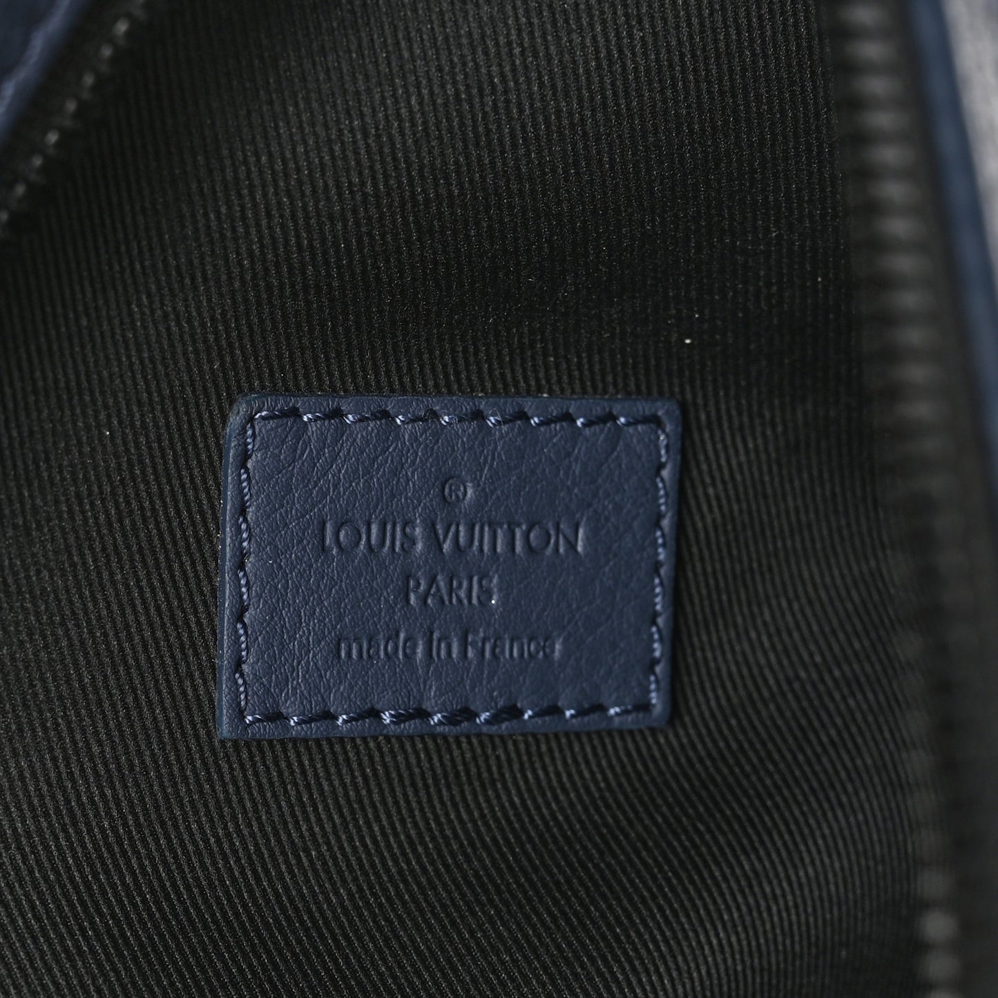Monogram Shadow Duo Slingbag Navy River Blue