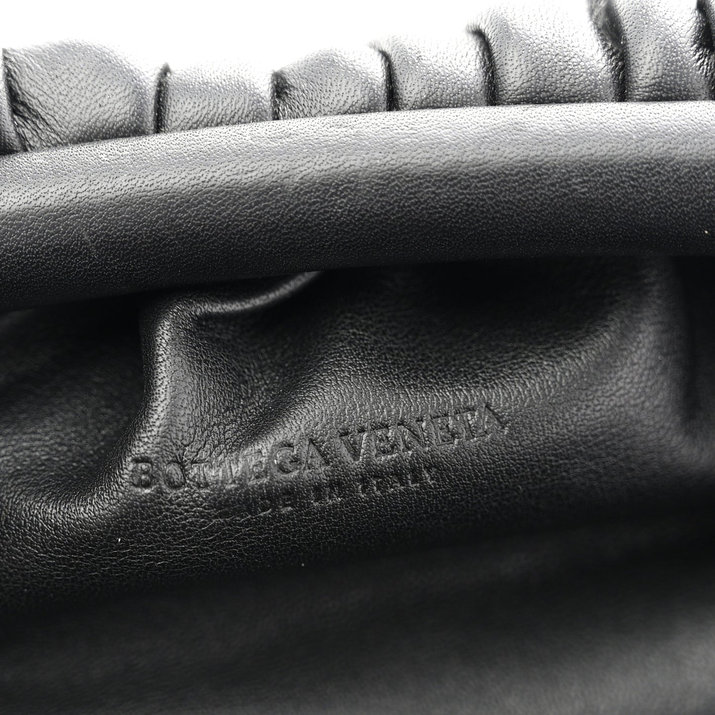 Butter Calfskin The Mini Pouch Black