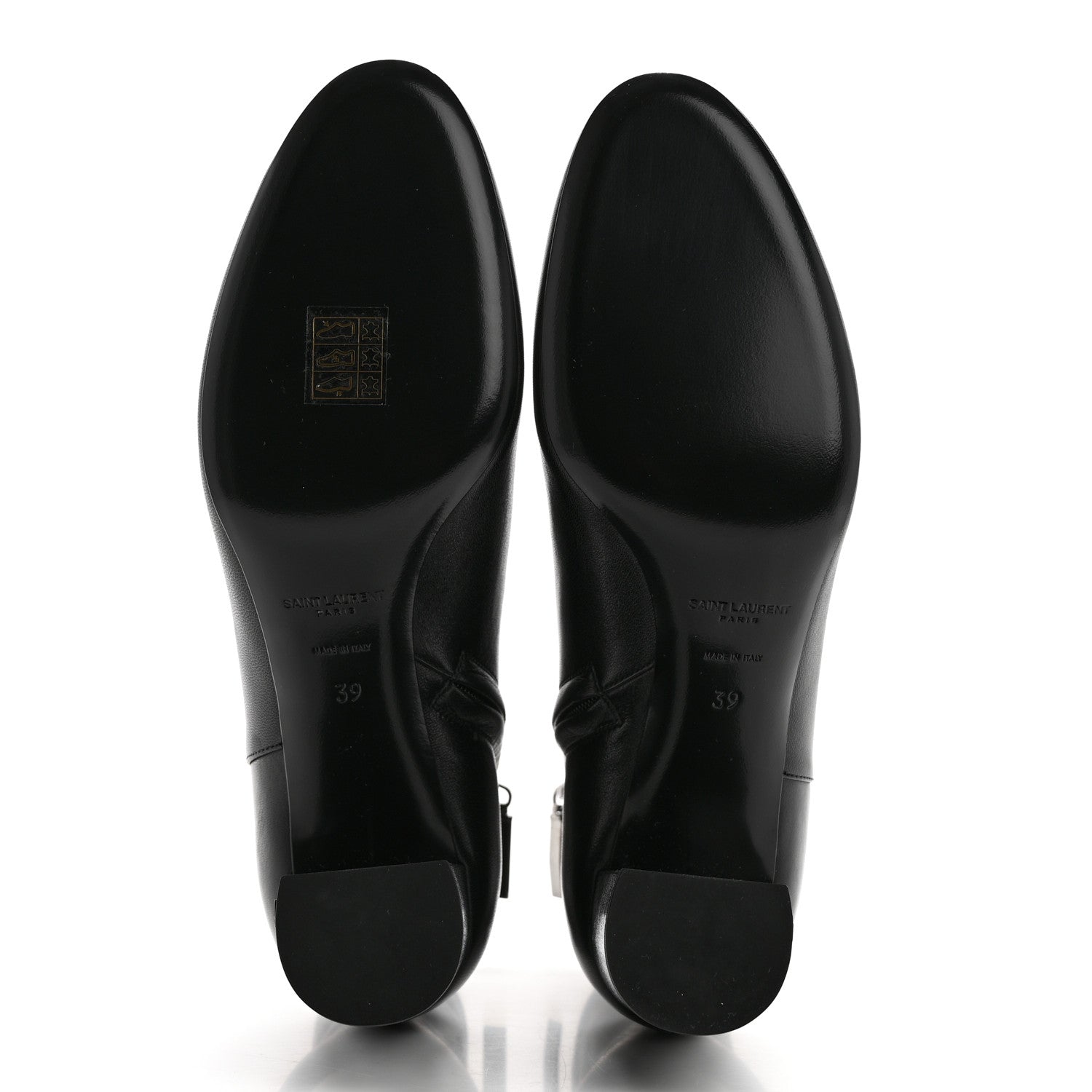 Saint Laurent Nappa Vendome Loulou Ankle Zip Boot 39 Black 39 Black 5 of 8