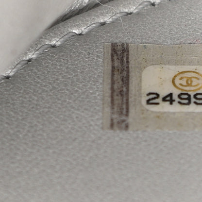 Chanel Metallic Lizard Round As Earth Evening Bag Silver 7 of 14