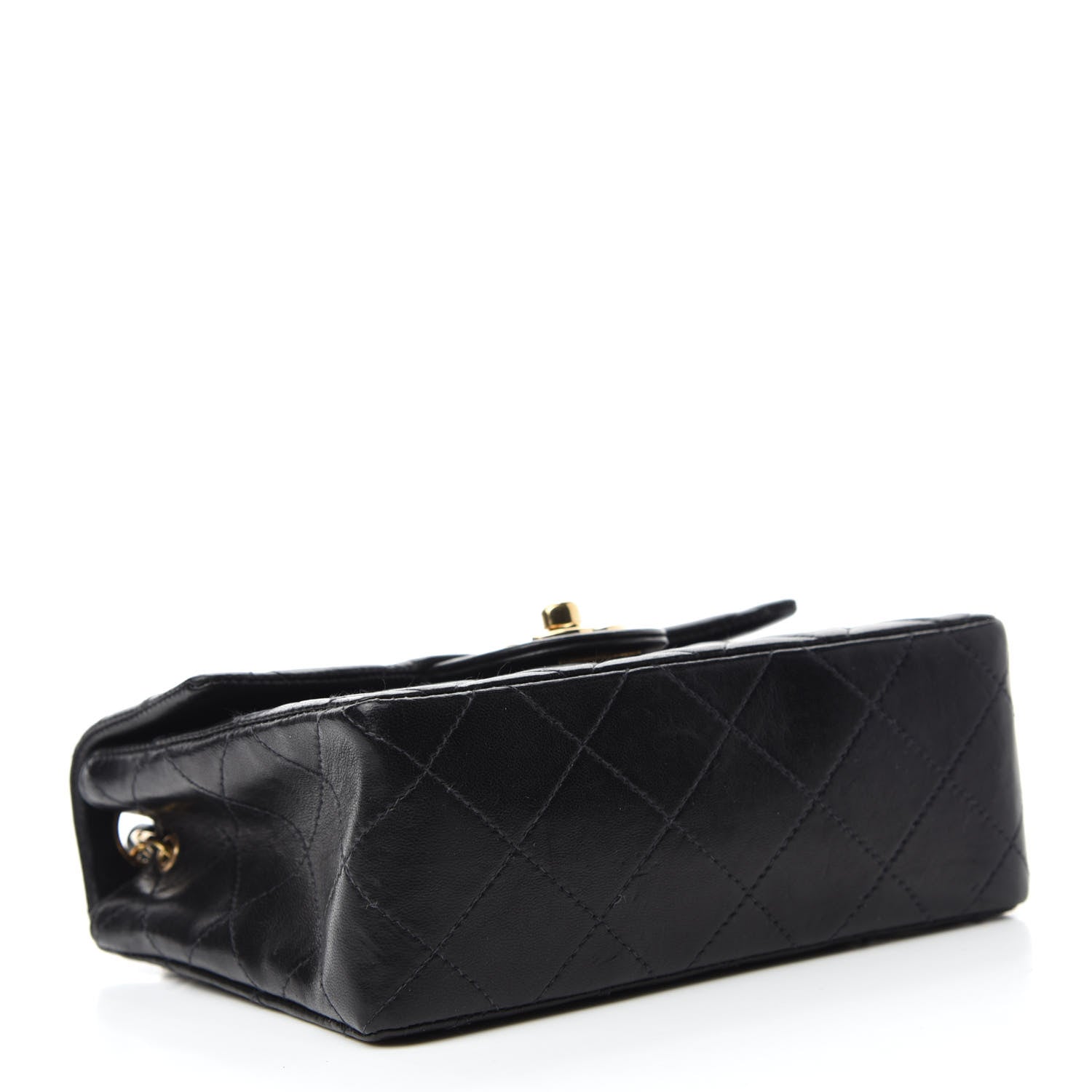 Chanel Lambskin Quilted Mini Square Flap Black 4 of 11