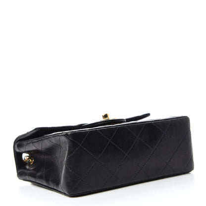 Chanel Lambskin Quilted Mini Square Flap Black 4 of 11