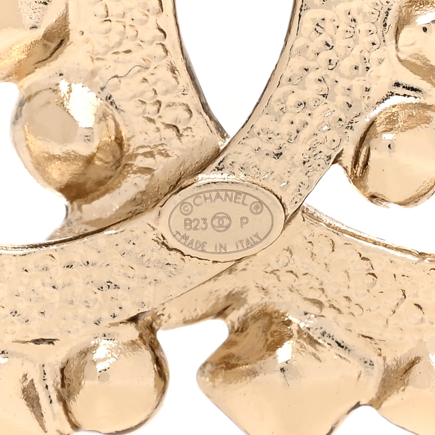 Chanel Crystal Baguette CC Brooch Gold 4 of 5
