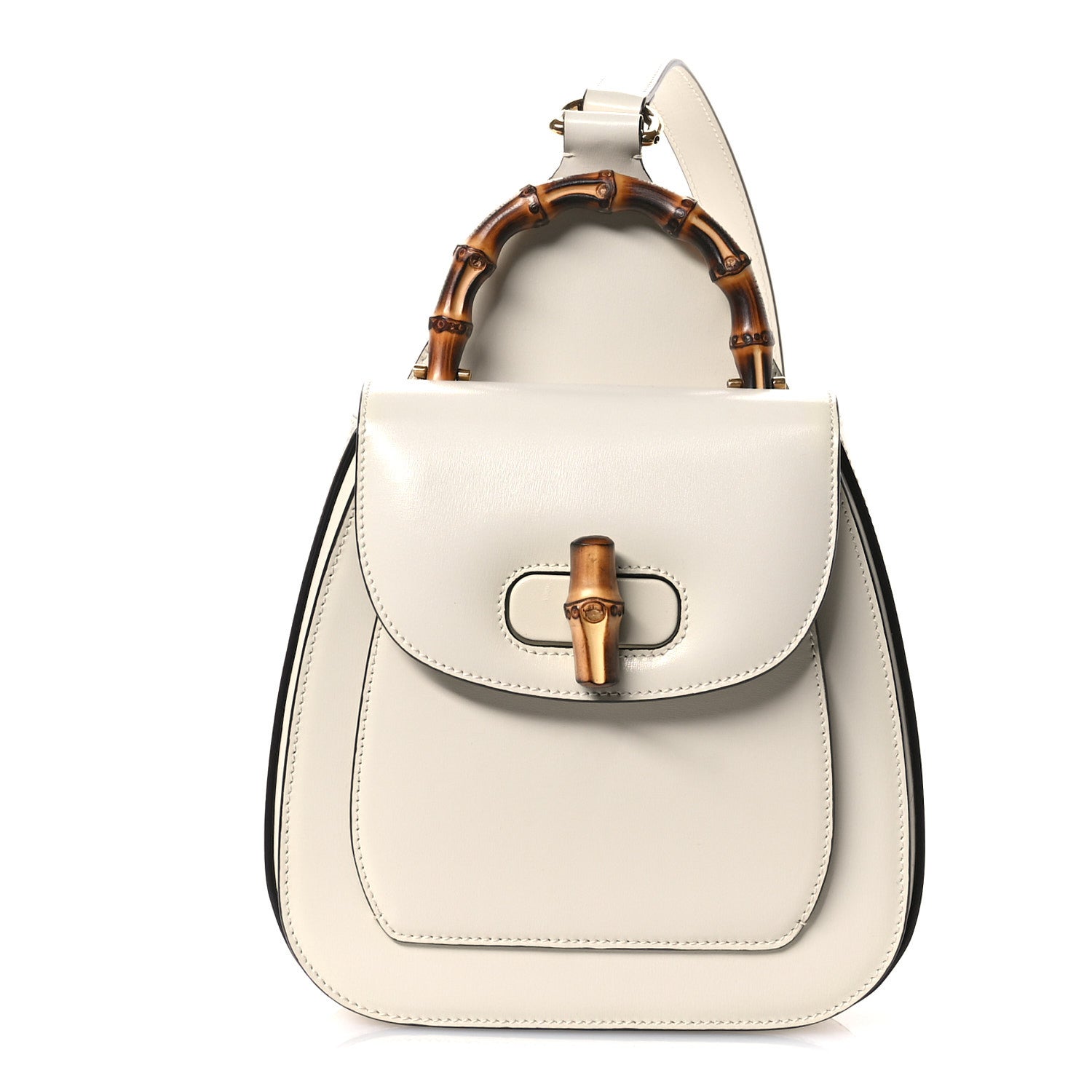 Gucci Boarded Dyana Lux Calfskin Bamboo 1947 Backpack Sling Mystic